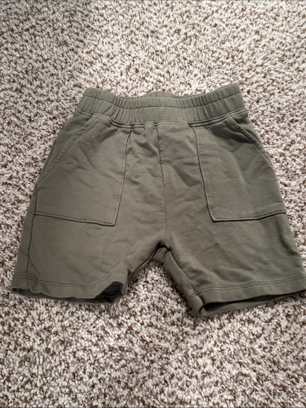 Little Sleepies Olive Green Pocket Shorts